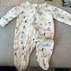 3/6 month Rabbit Bear footie